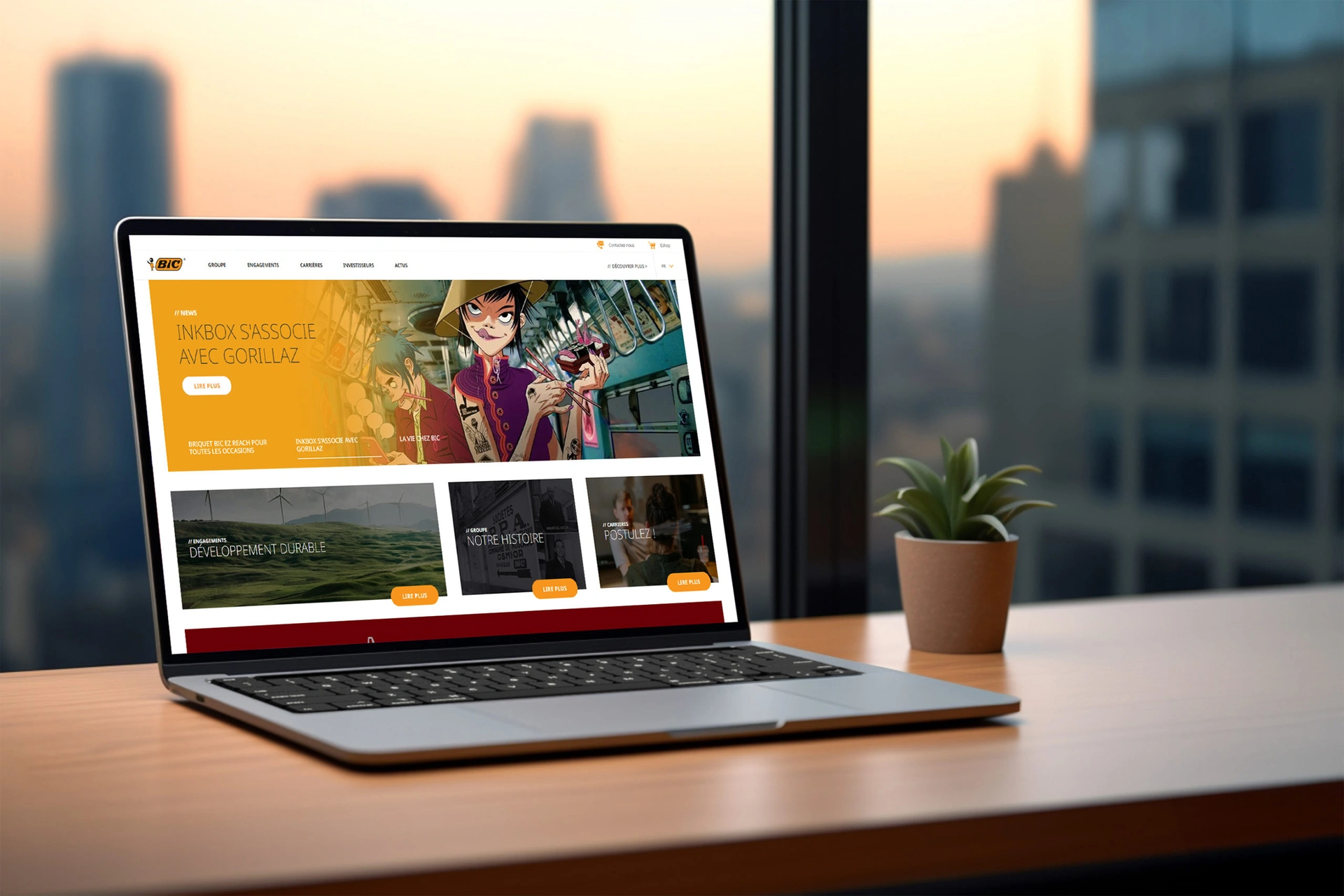 Site corporate du Groupe BIC
