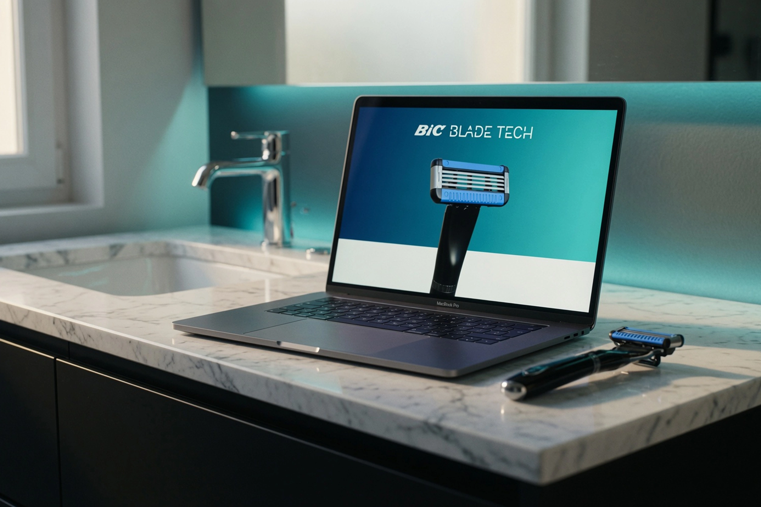 Site BIC Blade Tech — page produit