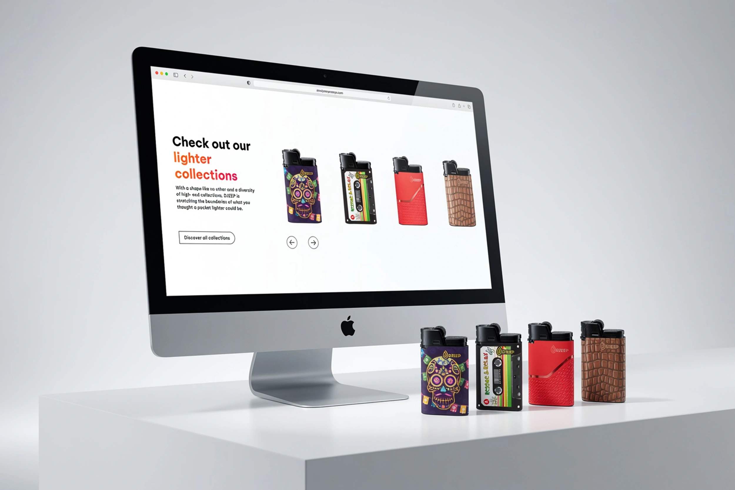 DJEEP — identité de marque et briquets rechargeables