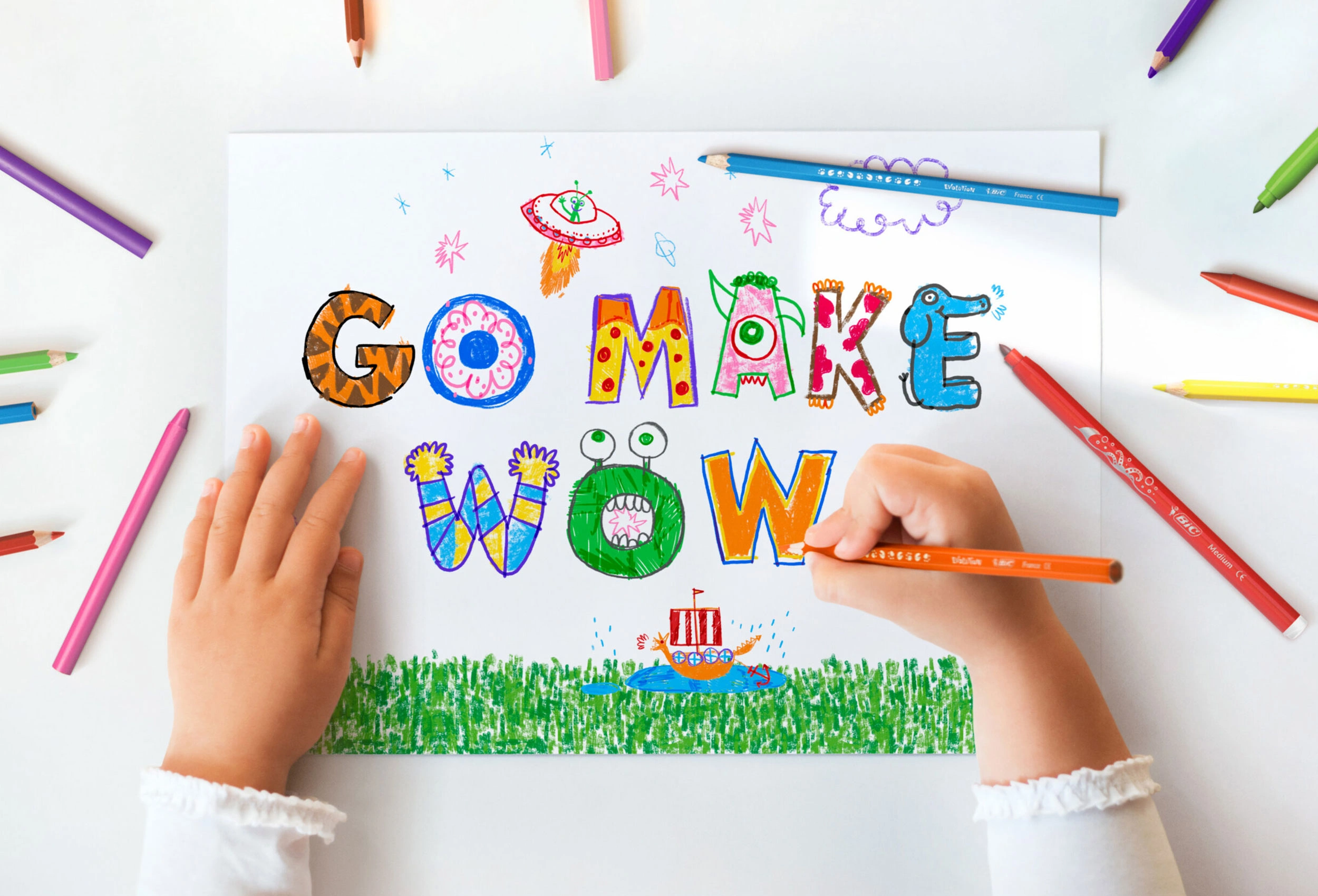 Site BIC KIDS « Go Make Wow » conçu par l'Malsoon