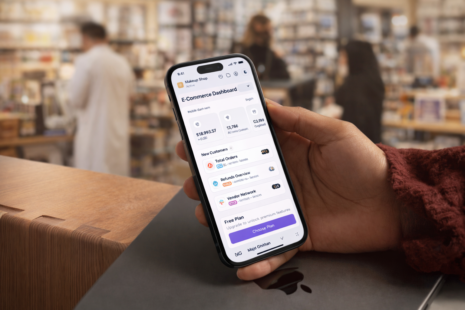 check your dashboard on mobile